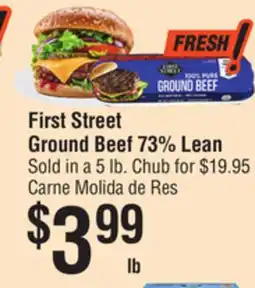 Smart & Final First Street Ground Beef 73% Lean offer