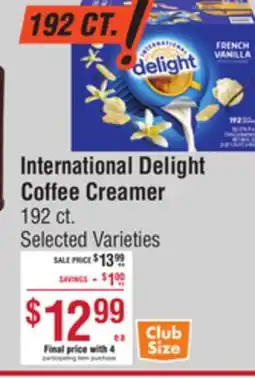 Smart & Final International Delight Coffee Creamer offer