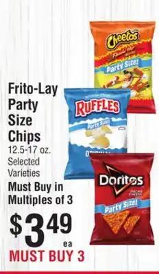 Smart & Final Frito-Lay Party Size Chips offer