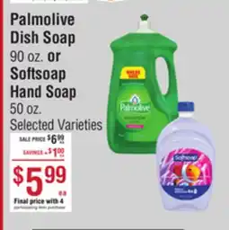 Smart & Final Palmolive Dish Soap or Softsoap Hand Soap offer