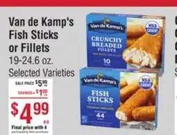 Smart & Final Van de Kamp's Fish Sticks or Fillets offer