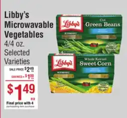 Smart & Final Libby's Microwavable Vegetables offer
