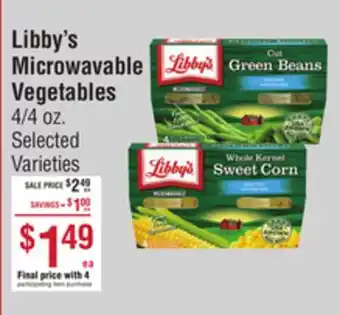 Smart & Final Libby's Microwavable Vegetables offer
