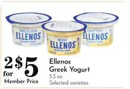 Pavilions Ellenos Greek Yogurt offer