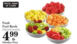 Pavilions Fresh Fruit Bowls offer
