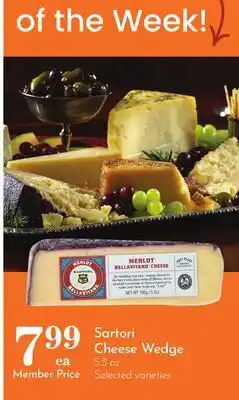 Pavilions Sartori Cheese Wedge offer