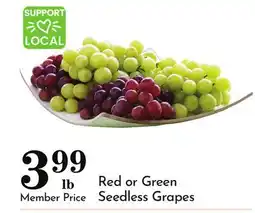 Pavilions Red or Green Seedless Grapes offer