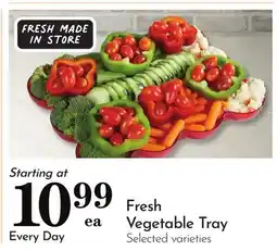 Pavilions Fresh Vegetable Tray offer
