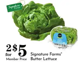 Pavilions Signature Farms Butter Lettuce offer
