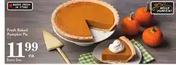 Pavilions Fresh Baked Pumpkin Pie offer