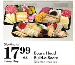 Pavilions Boar's Head Build-a-Board offer