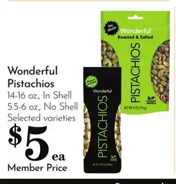 Pavilions Wonderful Pistachios offer