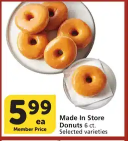 Vons Made In Store Donuts offer