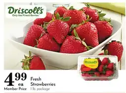 Pavilions Fresh Strawberries offer