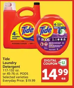 Vons Tide Laundry Detergent offer