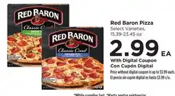 Food 4 Less Red Baron Pizza offer