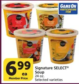 Vons Signature SELECT Soup offer