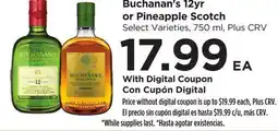 Food 4 Less Buchanan's 12yr or Pineapple Scotch offer