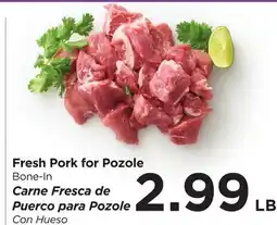Food 4 Less Fresh Pork for Pozole offer