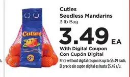Food 4 Less Cuties Seedless Mandarins offer