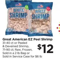 Food 4 Less Great American EZ Peel Shrimp offer