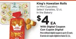 Food 4 Less King's Hawaiian Rolls offer