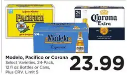 Food 4 Less Modelo, Pacifico or Corona offer