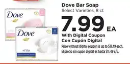 Food 4 Less Dove Bar Soap offer