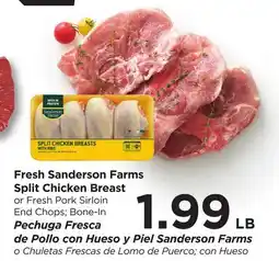 Food 4 Less Fresh Sanderson Farms Split Chicken Breast offer