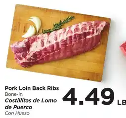 Food 4 Less Pork Loin Back Ribs offer