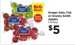 Food 4 Less Kroger Gala, Fuji or Granny Smith Apples offer