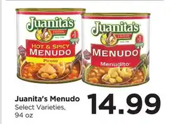 Food 4 Less Juanita's Menudo offer