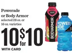 Mariano's Powerade or Body Armor offer