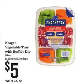 Mariano's Kroger Vegetable Tray with Buffalo Dip offer