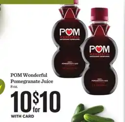Mariano's POM Wonderful Pomegranate Juice offer