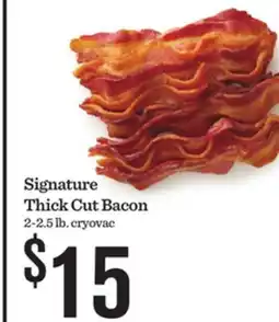 Mariano's Signature Thick Cut Bacon offer