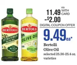 Mariano's Bertolli Olive Oil offer