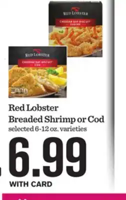 Mariano's Red Lobster Breaded Shrimp or Cod offer
