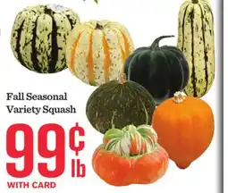 Mariano's Fall Seasonal Variety Squash offer