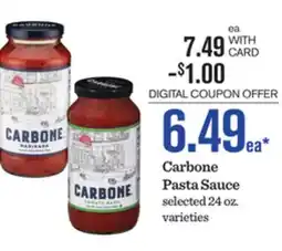 Mariano's Carbone Pasta Sauce offer