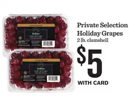 Mariano's Private Selection Holiday Grapes offer