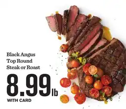 Mariano's Black Angus Top Round Steak or Roast offer