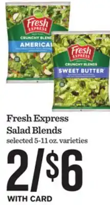 Mariano's Fresh Express Salad Blends offer