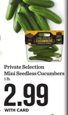 Mariano's Private Selection Mini Seedless Cucumbers offer