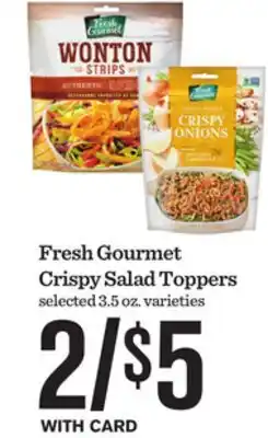 Mariano's Fresh Gourmet Crispy Salad Toppers offer