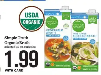 Mariano's Simple Truth Organic Broth offer