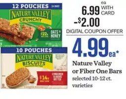 Mariano's Nature Valley or Fiber One Bars offer