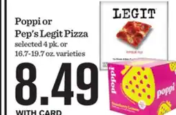 Mariano's Poppi or Pep's Legit Pizza offer