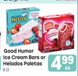 Tony’s Fresh Market Good Humor Ice Cream Bars or Helados Paletas offer