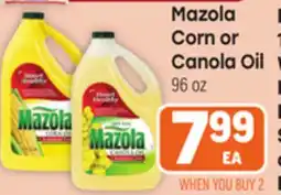 Tony’s Fresh Market Mazola Corn or Canola Oil offer